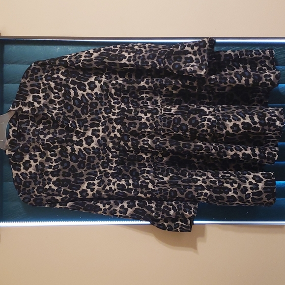 Heyson Black,  blue, grey leopard print Dress - Picture 5 of 8